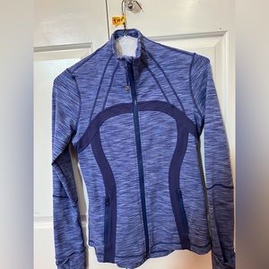 Lululemon royalty blue space dye define jacket size 8